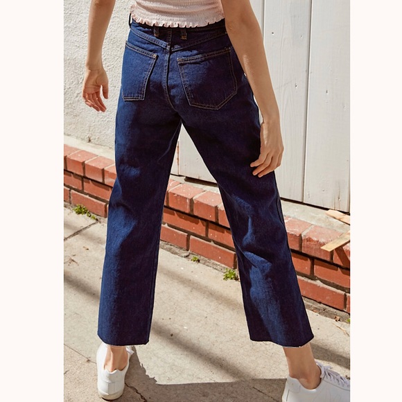 JOHN GALT BRANDY MELVILLE Dark Wash Wide Leg Jeans - Picture 3 of 8